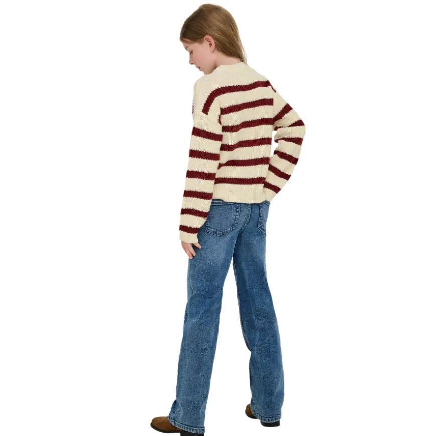 Jerseys Only kids Kogjusty L S Stripe Pullover Knt