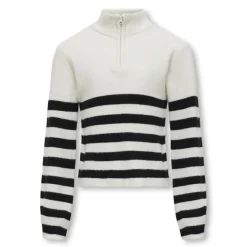 Jerseys Only kids N.U. Kogfranca Half Zip L S Stripe Knt Noos