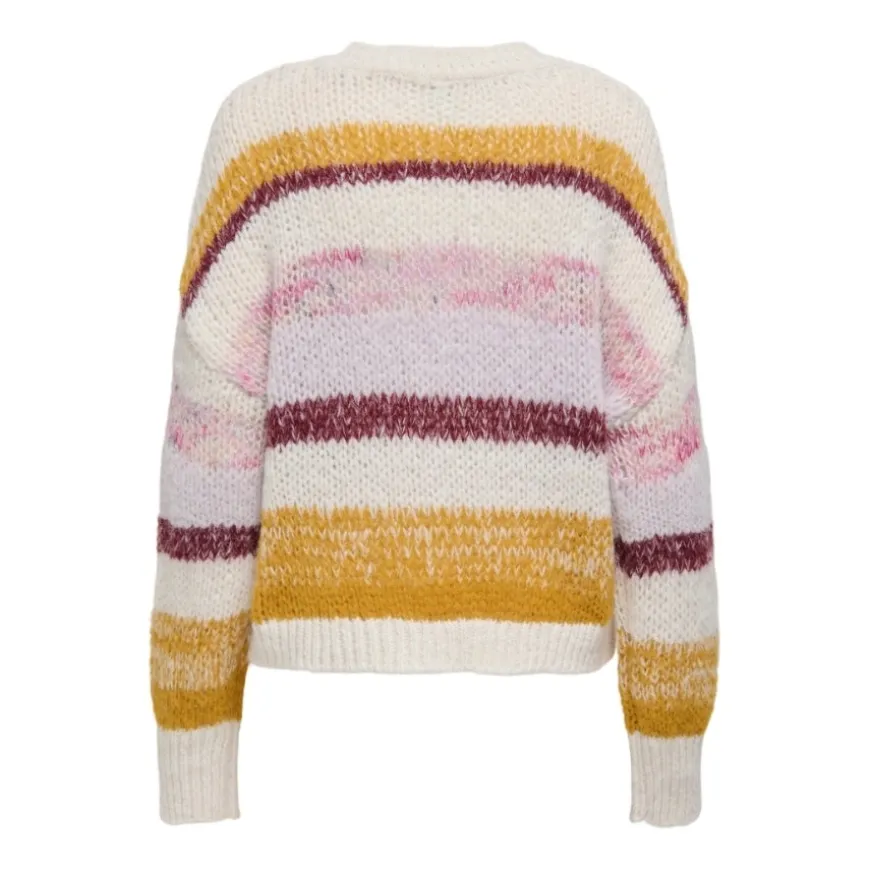 Jerseys Only Onlalyssa Life Ls Stripe O-Neck Cc Knt