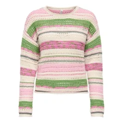 Jerseys Only Onlamelie Ls Structure Multi O-Neck Knt