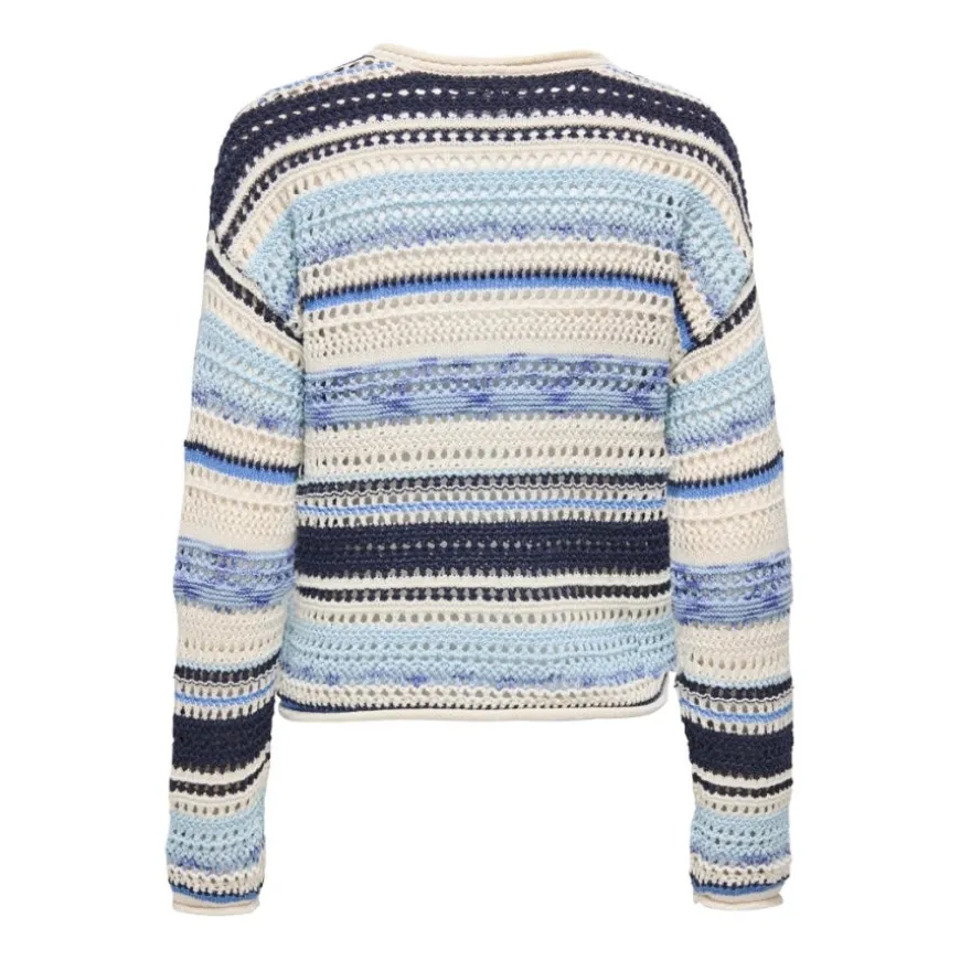 Jerseys Only Onlamelie Ls Structure Multi O-Neck Knt