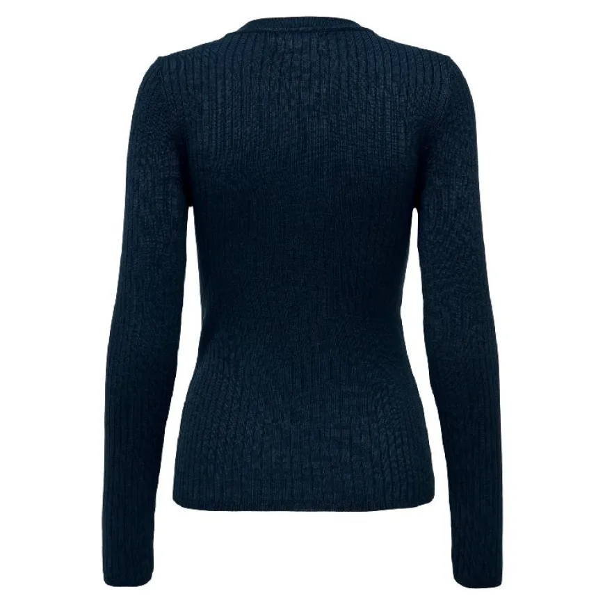 Jerseys Only Onlanni Ls Button O-Neck Knt