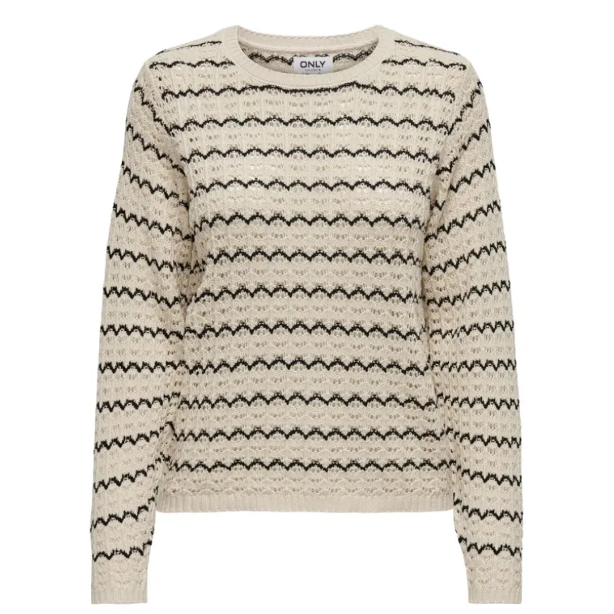 Jerseys Only Onlasa Ls Structure O-Neck Noos Knt