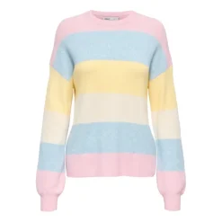 Jerseys Only Onlatia L S Stripe Pullov Knt Noos