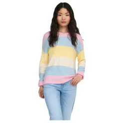 Jerseys Only Onlatia L S Stripe Pullov Knt Noos