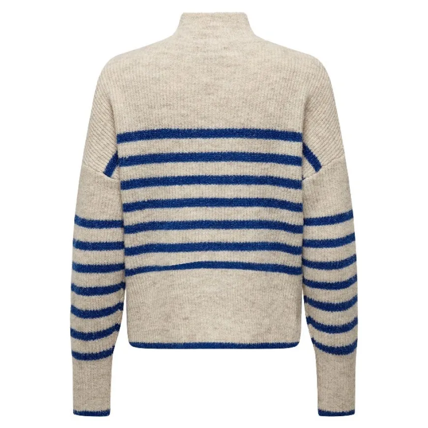 Jerseys Only Onlfridi Life Ls Stripe High Neck Knt