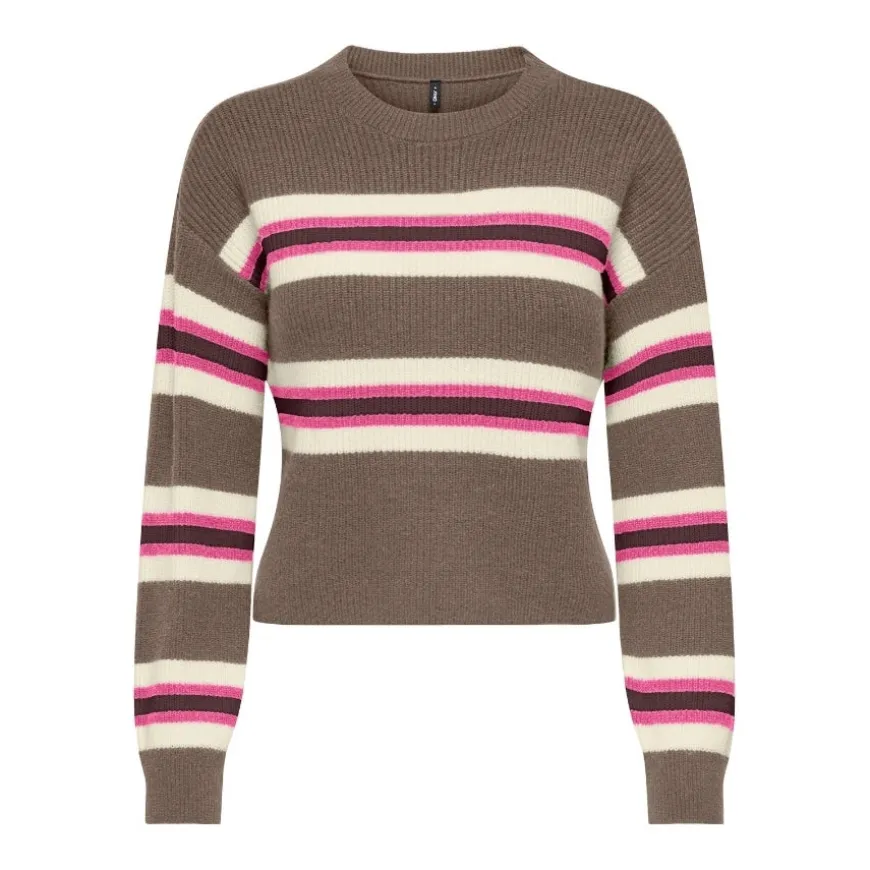 Jerseys Only Onlibi Ls Stripe O-Neck Cc Knt