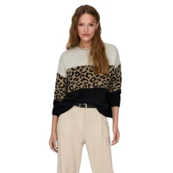 Jerseys Only Onljade Animal Ls O-Neck Noos Knt