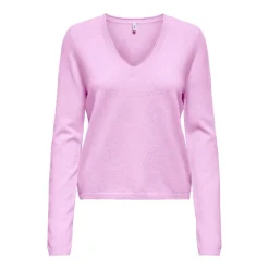 Jerseys Only Onlloyal Life Ls V-Neck Pullo Knt Noos