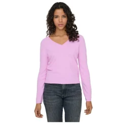 Jerseys Only Onlloyal Life Ls V-Neck Pullo Knt Noos