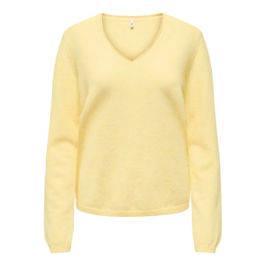 Jerseys Only Onlloyal Life Ls V-Neck Pullo Knt Noos