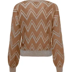 Jerseys Only Onlnicole Life Ls Glitter O-Neck Knt