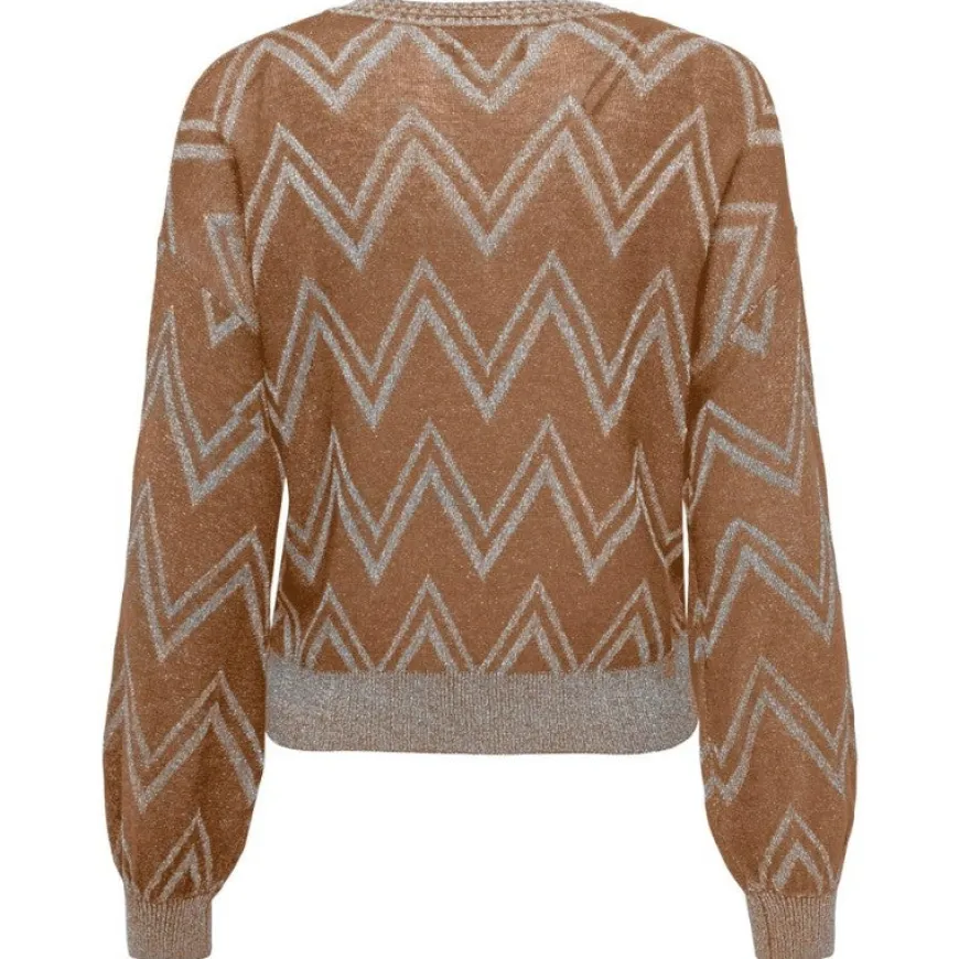 Jerseys Only Onlnicole Life Ls Glitter O-Neck Knt