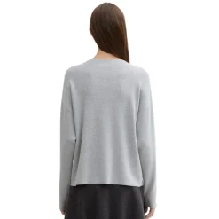 Jerseys Tom tailor Fullneedle Mock Neck Pullover Flat Knit Tops