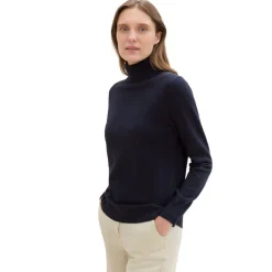Jerseys Tom tailor Knit Basic Turtleneck Flat Knit Tops