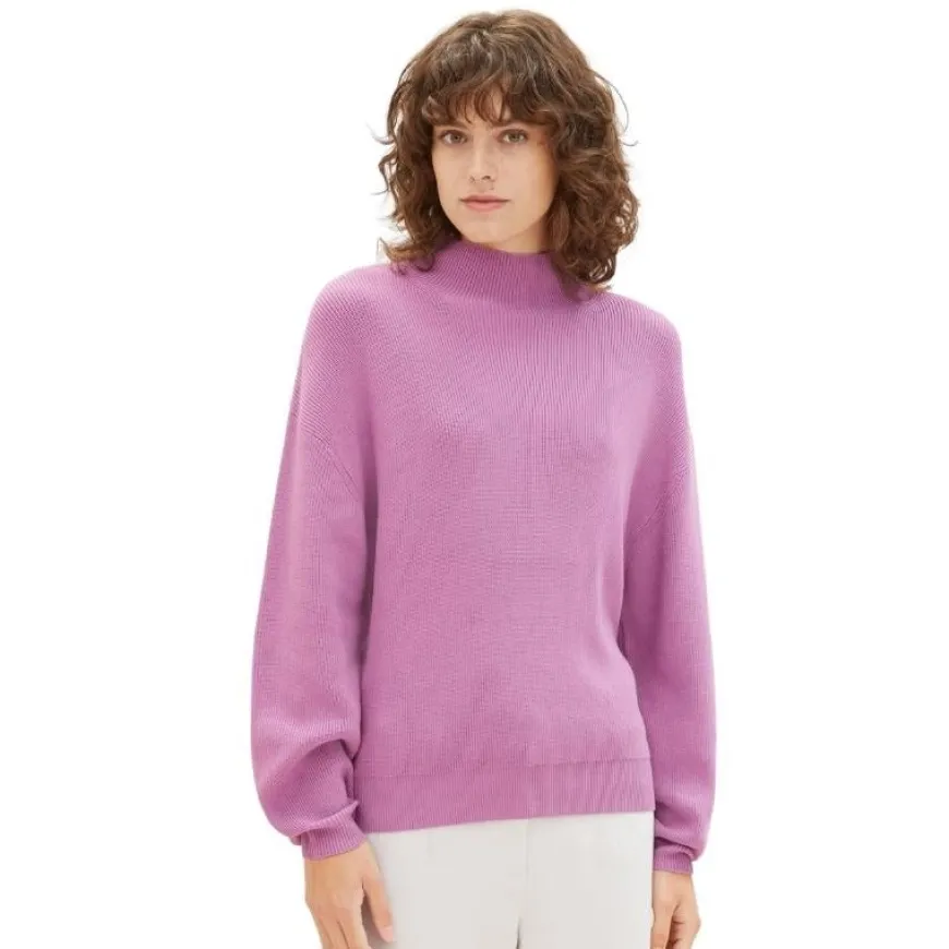 Jerseys Tom tailor Knit Mock Neck Pullover