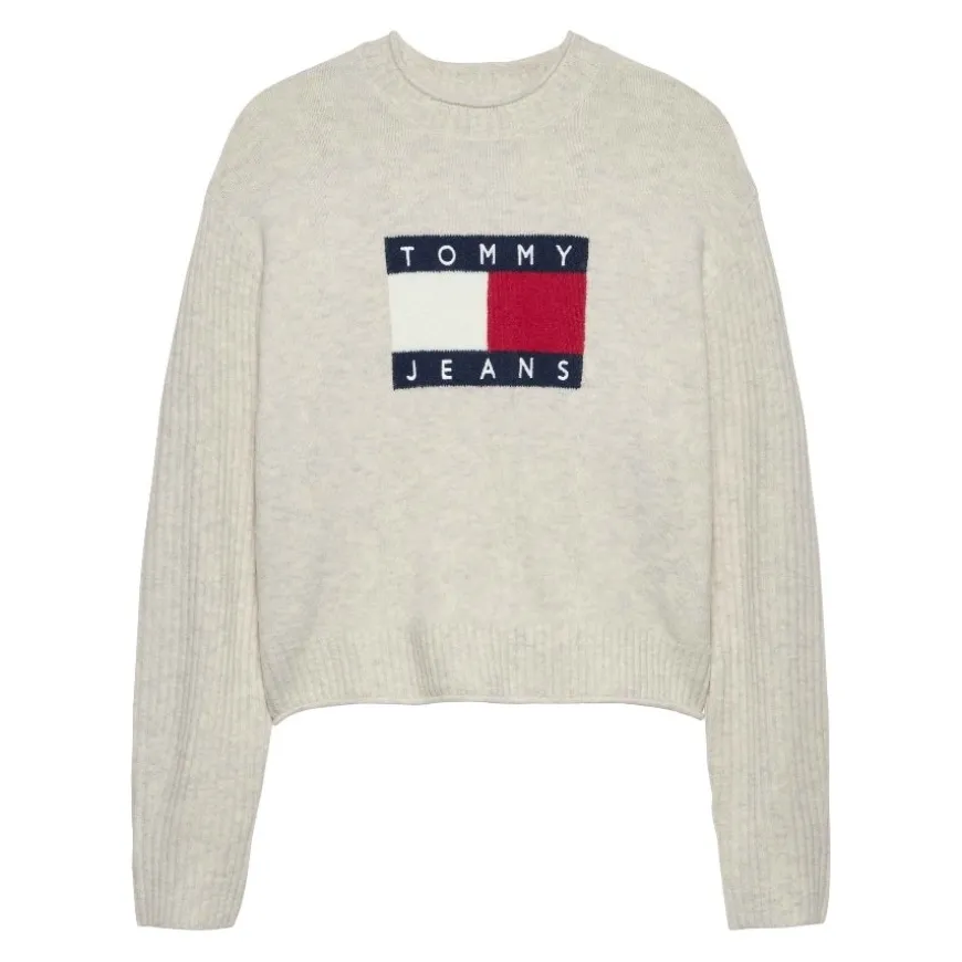 Jerseys Tommy jeans Tjw Melange Flag Sweater Rib Ext