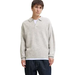 Jerseys Jack & jones Jjsoho Ollie Knit Split Neck Ln