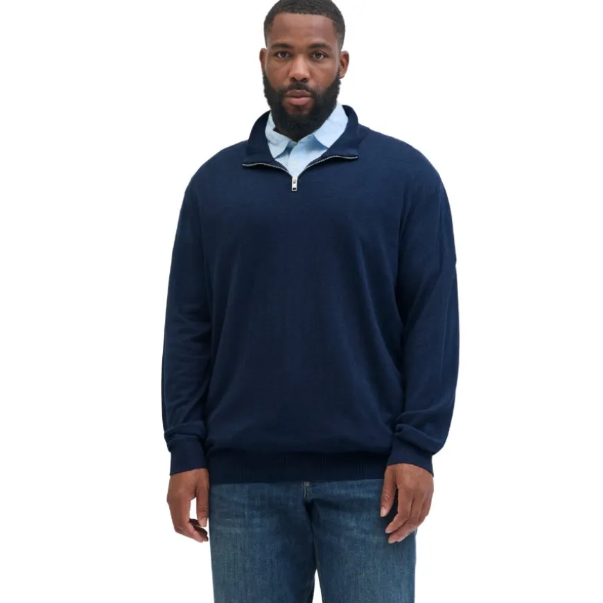 Jerseys Jack & jones plus Jjeemil Knit Half Zip Pls