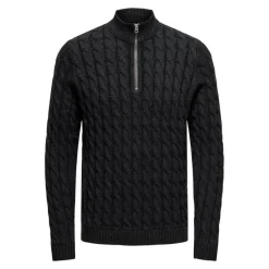 Jerseys Only & sons Onskicker Life Reg 3 Cable Half Zip Knit