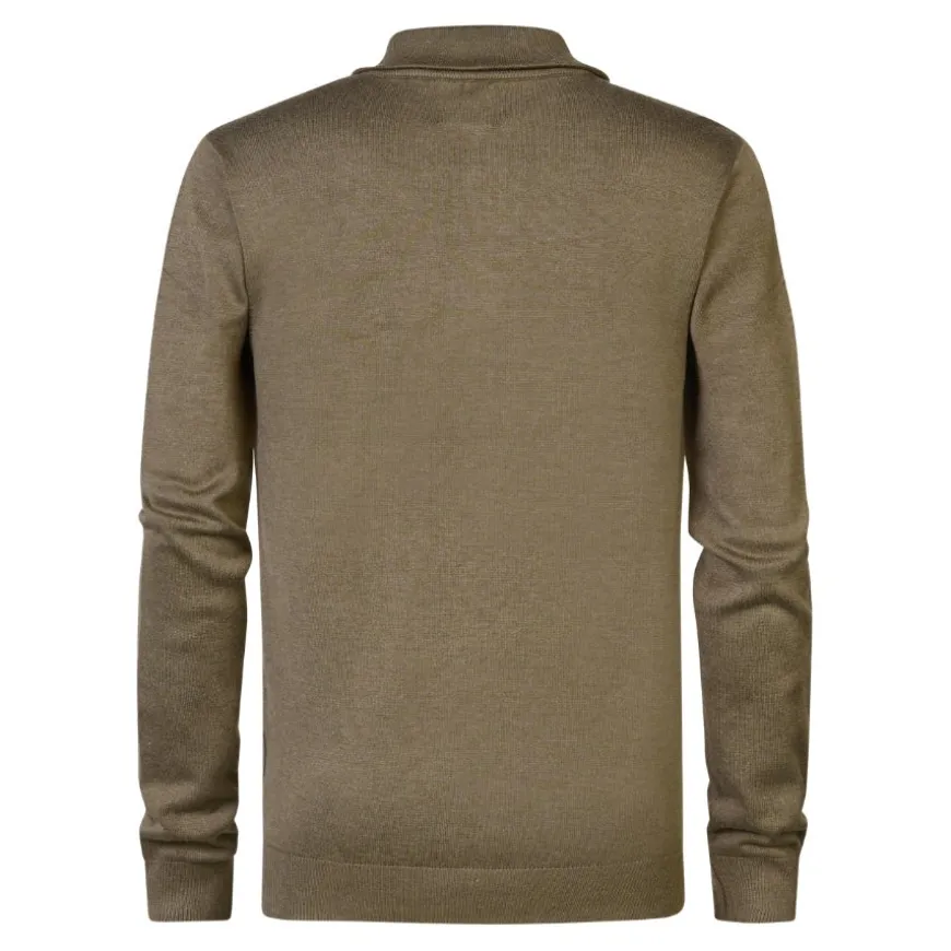 Jerseys Petrol Men Knitwear Collar Basic