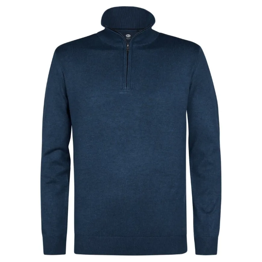 Jerseys Petrol Men Knitwear Collar Basic