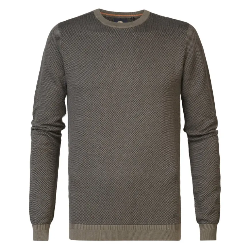 Jerseys Petrol Men Knitwear Round Neck Basic
