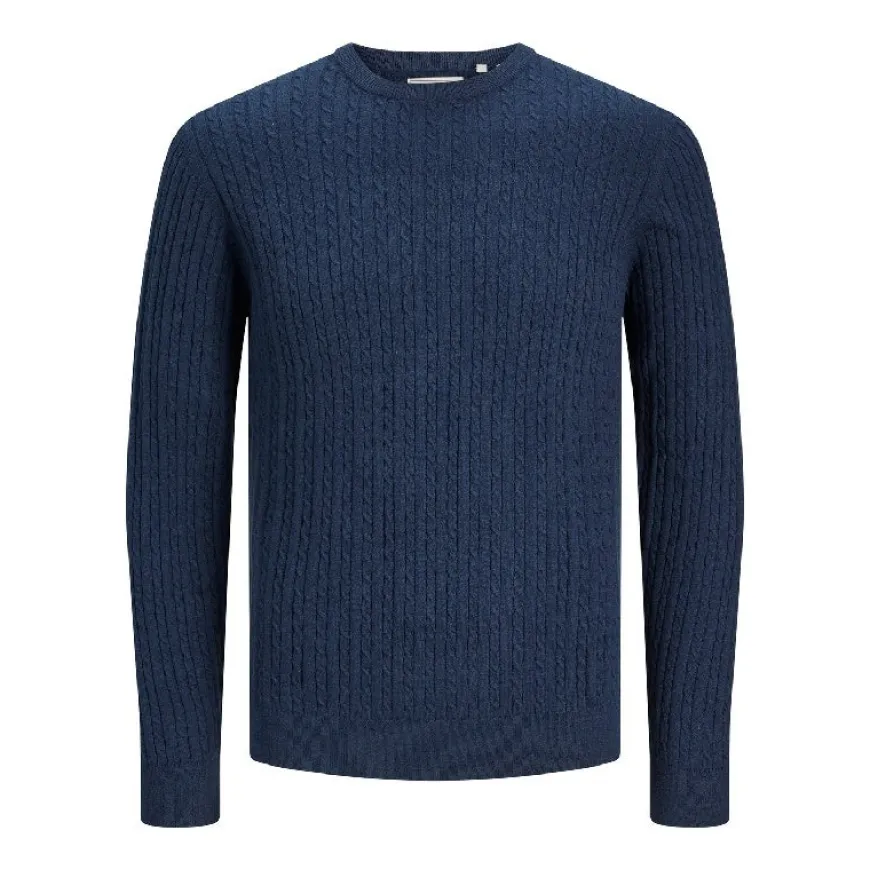Jerseys Produkt Pktori Basic Cable Knit Crew Neck