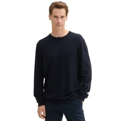 Jerseys Tom tailor Cotton Cashmere Crewneck Knit Flat Knit Tops