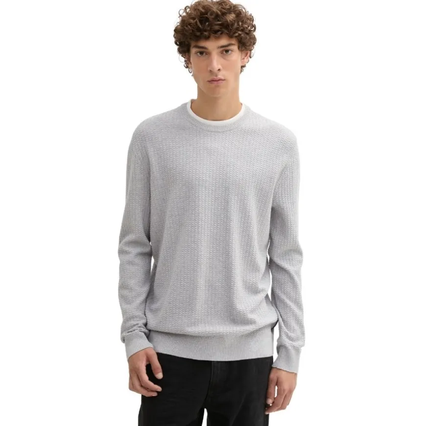 Jerseys Tom tailor Structured Double Layer Knit Flat Knit Tops