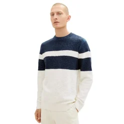 Jerseys Tom tailor Structure Mix Crewneck Knit