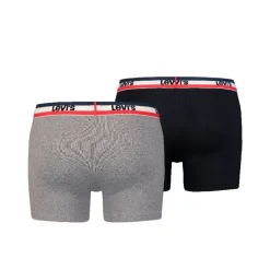 Levis Men Sprtswr Logo Boxer Brief 2P