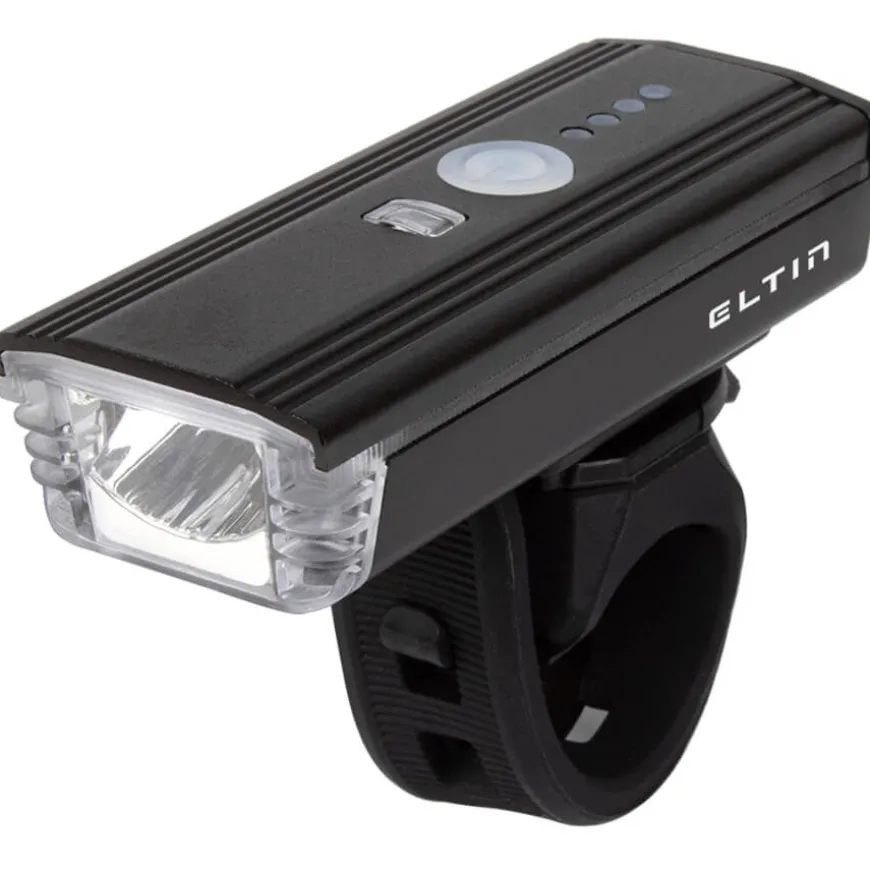 Luces y reflectantes bicicleta Eltin Faro delantero recargable 350 lúmenes