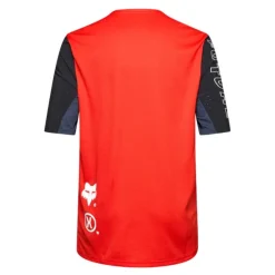 Maillots Fox Defend Ss Jersey Elevated [Flo Red]