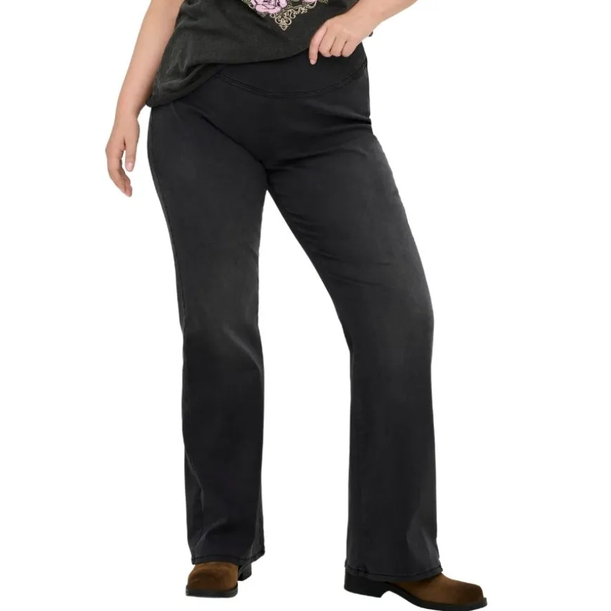 Mallas largas Carmakoma Carroyal Mid Waist Flared Legging