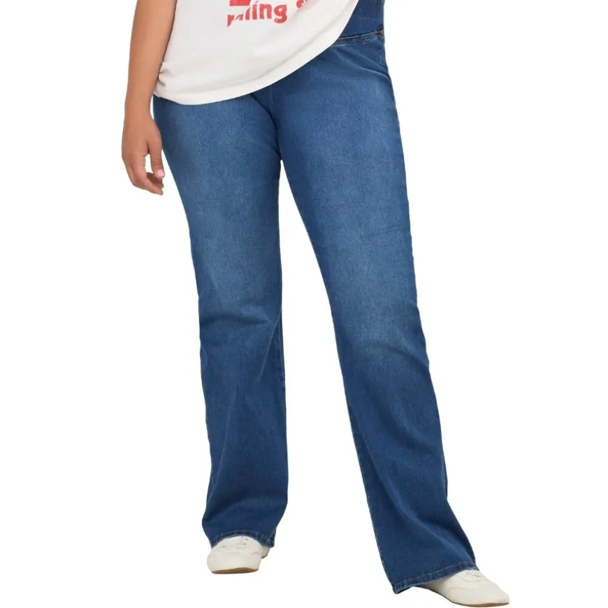 Mallas largas Carmakoma Carroyal Mid Waist Flared Legging