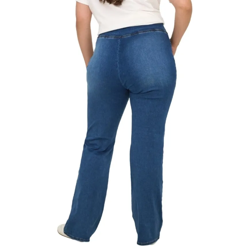 Mallas largas Carmakoma Carroyal Mid Waist Flared Legging