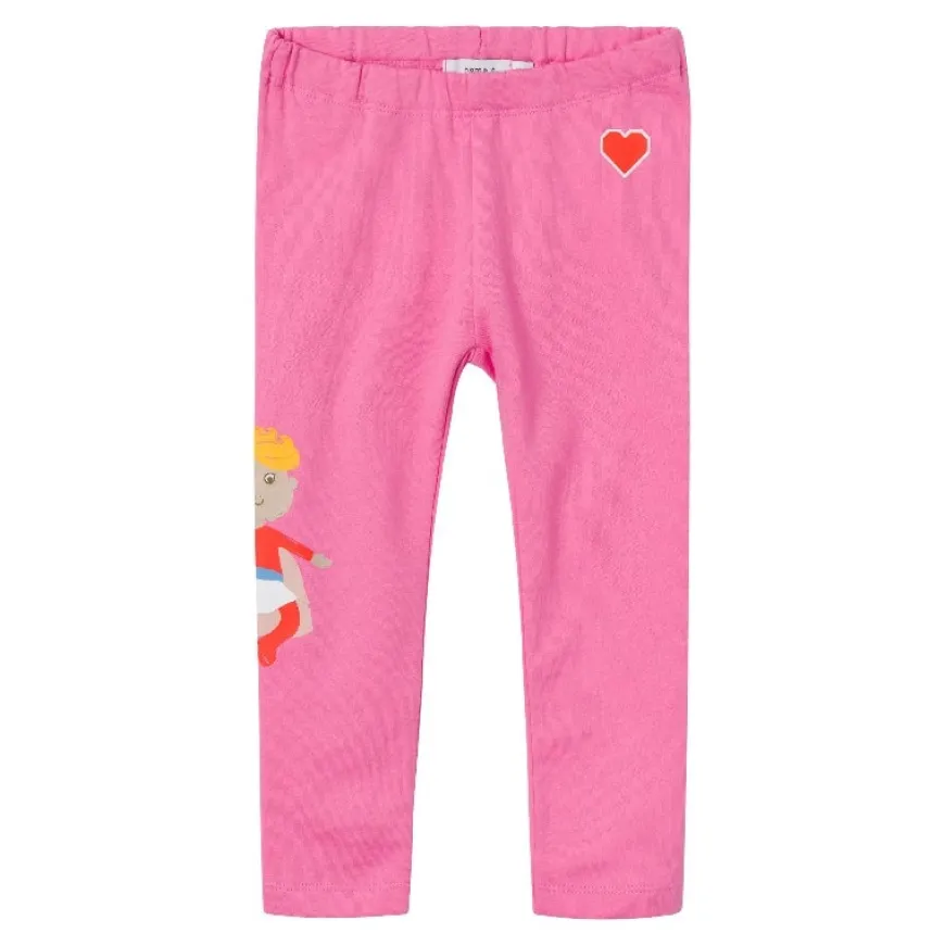 Mallas largas Name-it Nmfliva Sweat Legging Box Bru