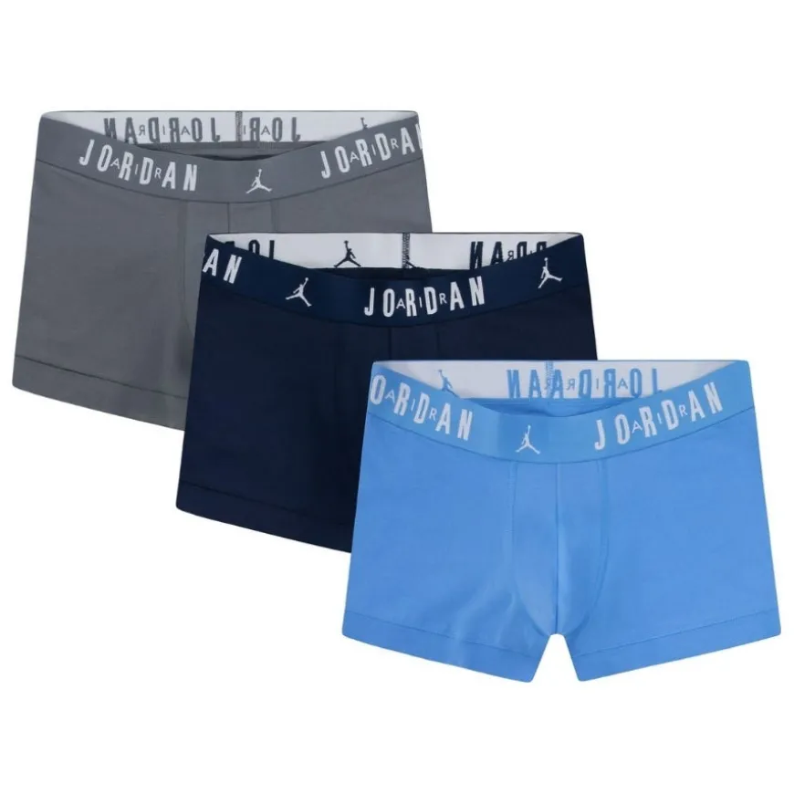 Manguitos y muñequeras Jordan Mens Flight Cotton 3Pk Trunk