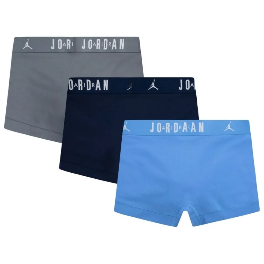 Manguitos y muñequeras Jordan Mens Flight Cotton 3Pk Trunk