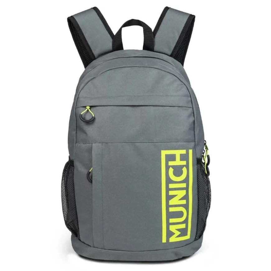 Mochilas Munich Gym Sports Backpack Slim Grey Fw24