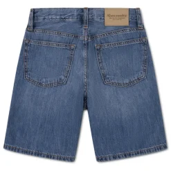 Pantalones bermudas Abercrombie Afb Long Denim Short