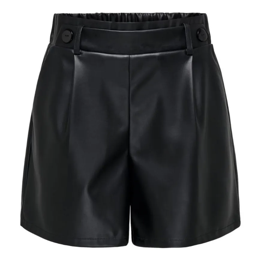 Pantalones bermudas Jdy Jdysoya Geggo Pu Shorts Jrs Atk