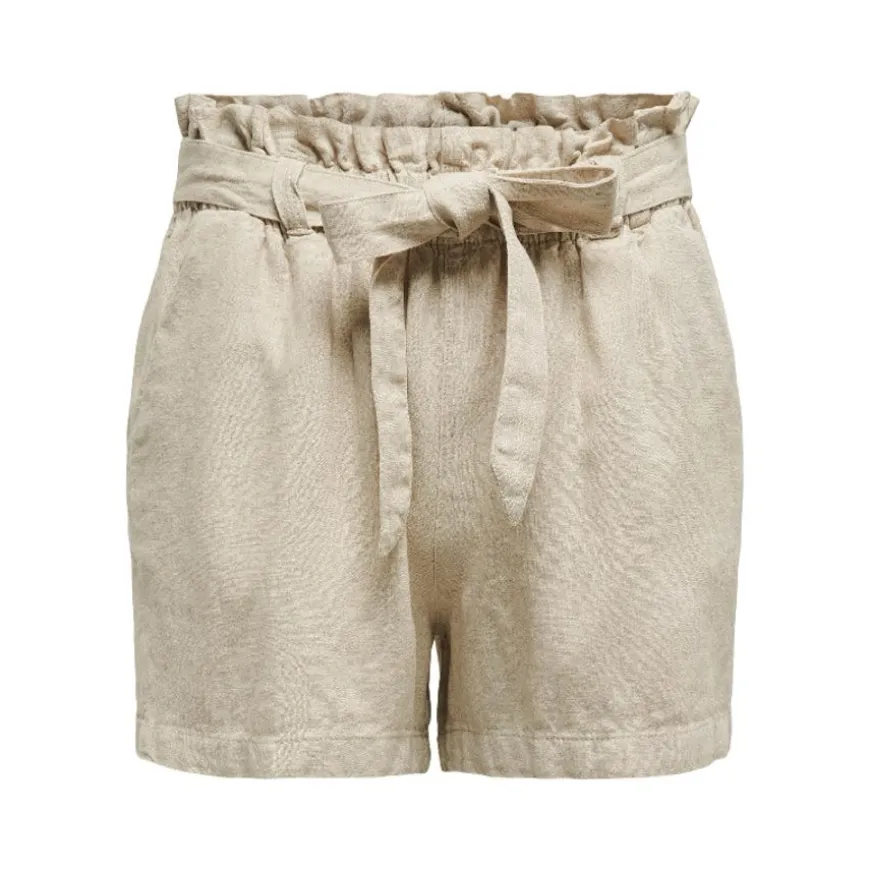 Pantalones bermudas Jdy Jdysay Mw Linen Shorts Wvn Noos