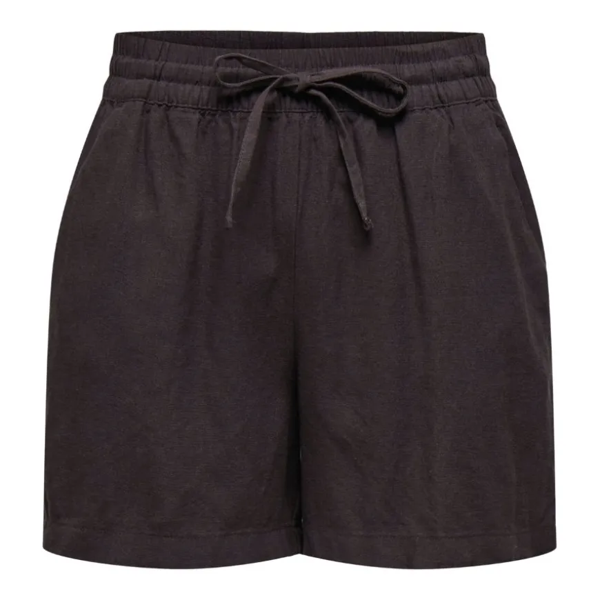 Pantalones bermudas Jdy Jdysay Hw Linen String Shorts Wvn Noos