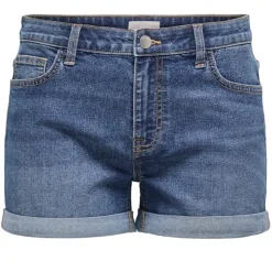 Pantalones bermudas Jdy Jdymoon Mw Sk Foldup Shorts Dnm Mix Noos
