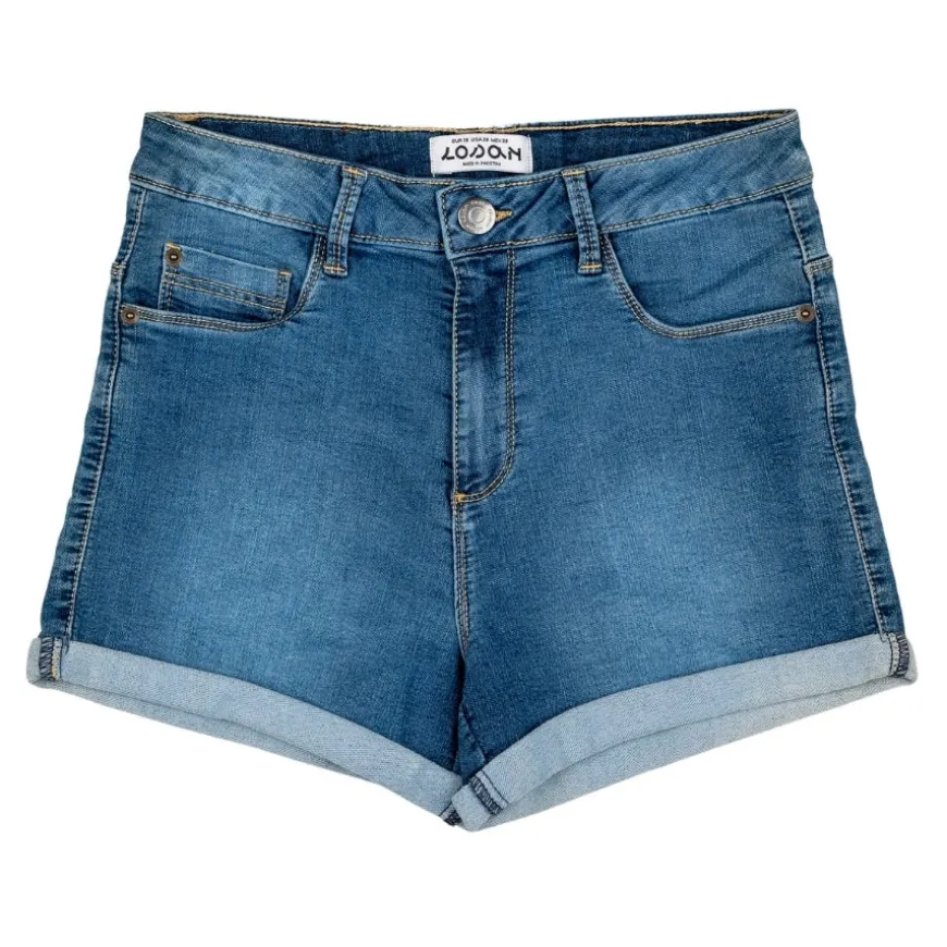 Pantalones bermudas Losan Short Denim Fleece