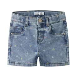 Pantalones bermudas Name-it Nmfsalli Slim Dnm Shorts 3555-On Noos
