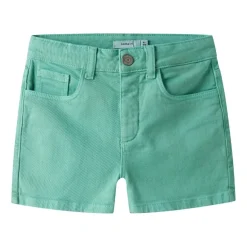 Pantalones bermudas Name-it Nkfrose Mom Twill Shorts 1081-Bk Noos