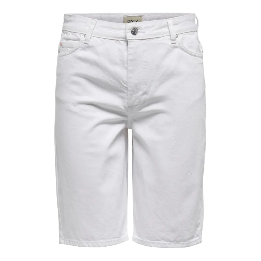 Pantalones bermudas Only Onlsonny Hw Wide Dnm Shorts Noos